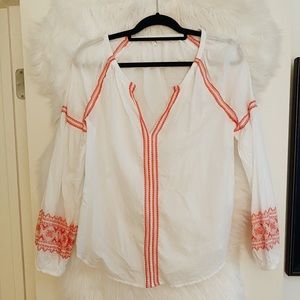 WOMENS GAP LONG SLEEVE BLOUSE